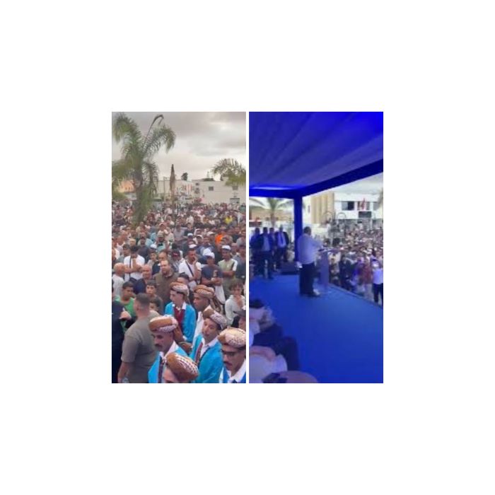 Afuencia record en el acto electoral de lakjaa en driouch en el rif