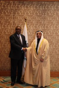 لعسومي وشارومبيرا يتفقان على خريطة عمل برلمانية بين البرلمان العربي والبرلمان الأفريقي